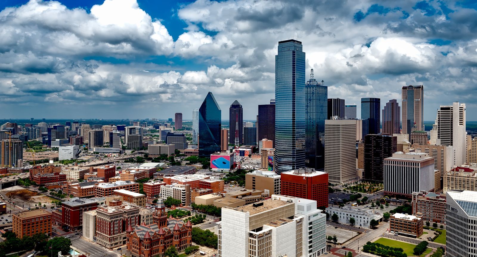 The Dallas skyline